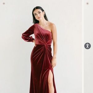Revelry Bridesmaid Dress • Aurora Velvet Dress